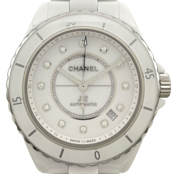 シャネル CHANEL J12 キャリバー12.1 38MM H5705 ホワイト セラミック 自動巻き メンズ 腕時計