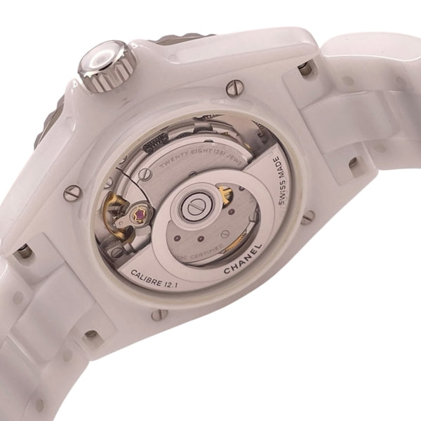 シャネル CHANEL J12 キャリバー12.1 38MM H5705 ホワイト セラミック 自動巻き メンズ 腕時計