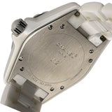 シャネル CHANEL J12 38MM ダイヤ H1759 ホワイト セラミック/SS 自動巻き レディース 腕時計