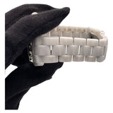 シャネル CHANEL J12 38MM ダイヤ H1759 ホワイト セラミック/SS 自動巻き レディース 腕時計