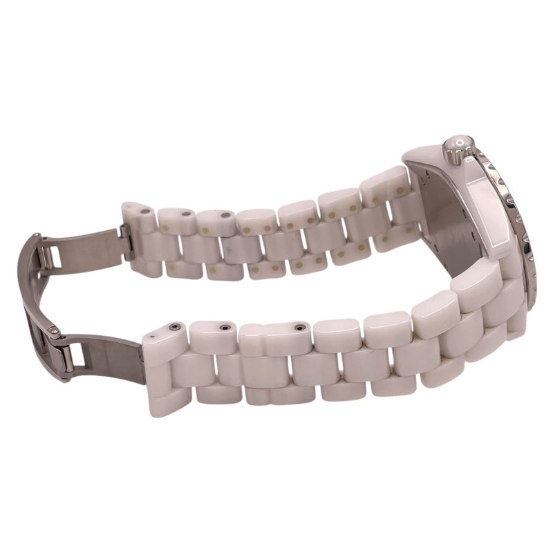 シャネル CHANEL J12 38MM ダイヤ H1759 ホワイト セラミック/SS 自動巻き レディース 腕時計
