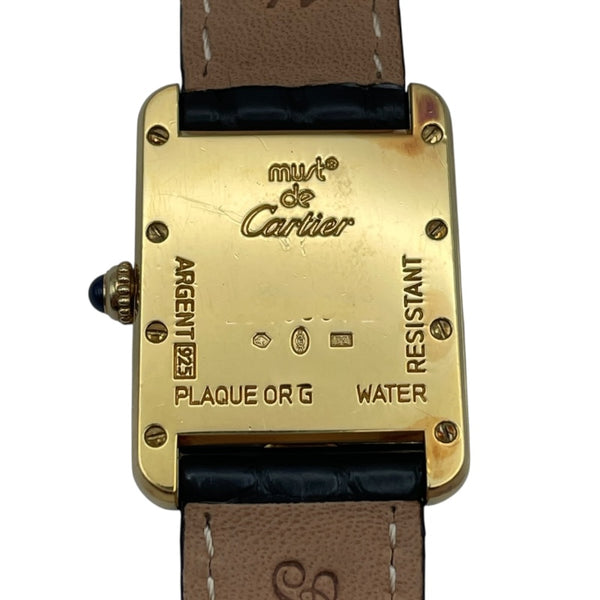 カルティエ Cartier マストタンクMM W1017354 アイボリー SV/GF クオーツ レディース 腕時計