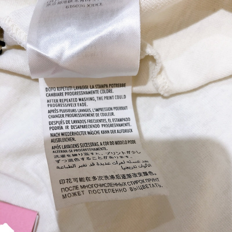 グッチ GUCCI ×THE NORTH FACEロゴ半袖Tシャツ 616036 ホワイト　ブラウン　マルチ コットン メンズ 半袖Ｔシャツ