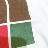 グッチ GUCCI ×THE NORTH FACEロゴ半袖Tシャツ 616036 ホワイト　ブラウン　マルチ コットン メンズ 半袖Ｔシャツ