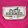 エルメス HERMES 刺繍ロゴポケット半袖Tシャツ ピンク コットン メンズ 半袖Ｔシャツ