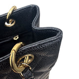 シャネル CHANEL PSTチェーントートバッグ A50994 ブラック キャビアスキン GD金具 レディース ハンドバッグ