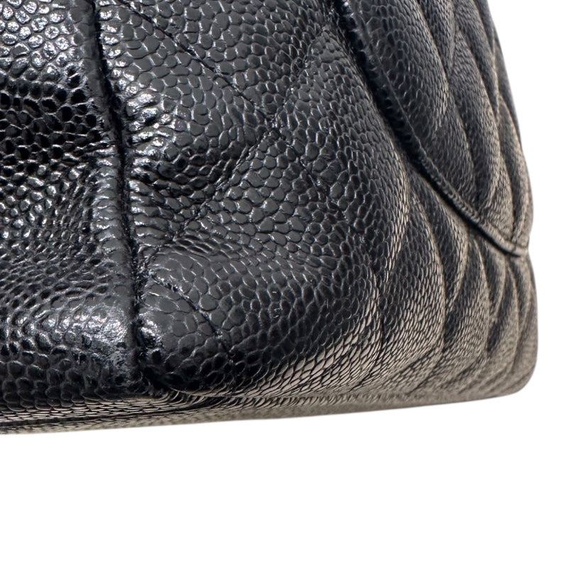 シャネル CHANEL PSTチェーントートバッグ A50994 ブラック キャビアスキン GD金具 レディース ハンドバッグ