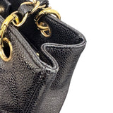 シャネル CHANEL PSTチェーントートバッグ A50994 ブラック キャビアスキン GD金具 レディース ハンドバッグ