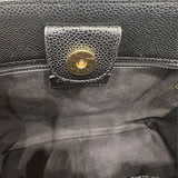 シャネル CHANEL PSTチェーントートバッグ A50994 ブラック キャビアスキン GD金具 レディース ハンドバッグ