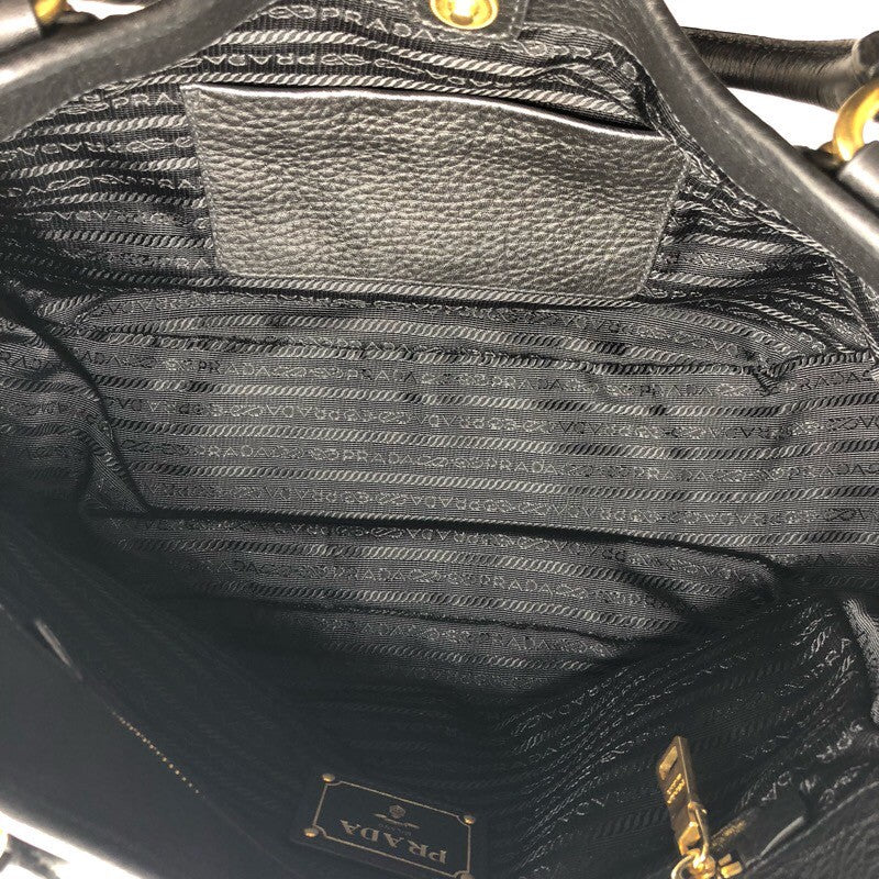 プラダ PRADA ナイロン・レザー トートバッグ BR4635 ブラック ナイロン/レザー レディース ショルダーバッグ