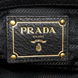 プラダ PRADA ナイロン・レザー トートバッグ BR4635 ブラック ナイロン/レザー レディース ショルダーバッグ