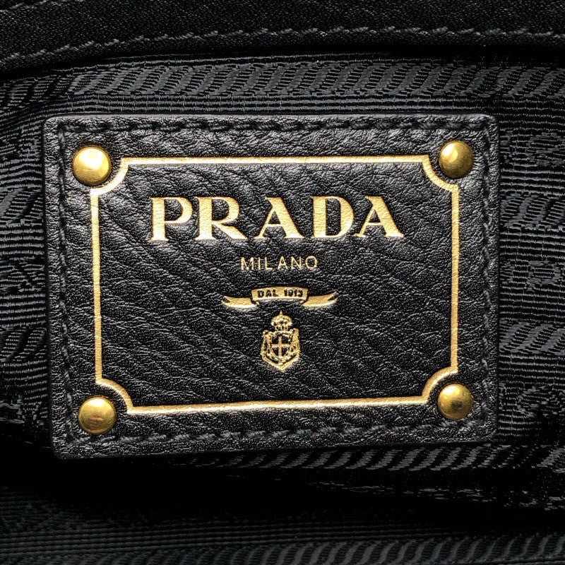 プラダ PRADA ナイロン・レザー トートバッグ BR4635 ブラック ナイロン/レザー レディース ショルダーバッグ