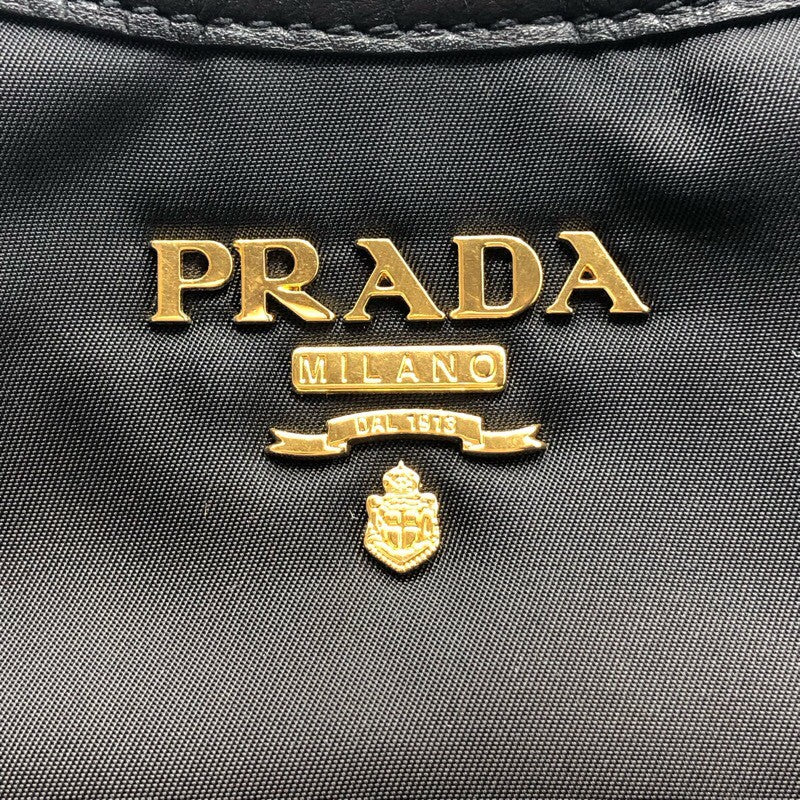プラダ PRADA ナイロン・レザー トートバッグ BR4635 ブラック ナイロン/レザー レディース ショルダーバッグ