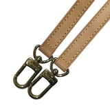 ルイ・ヴィトン LOUIS VUITTON ショルダーストラップ ベージュ　ゴールド金具 レザー ユニセックス ショルダーストラップ