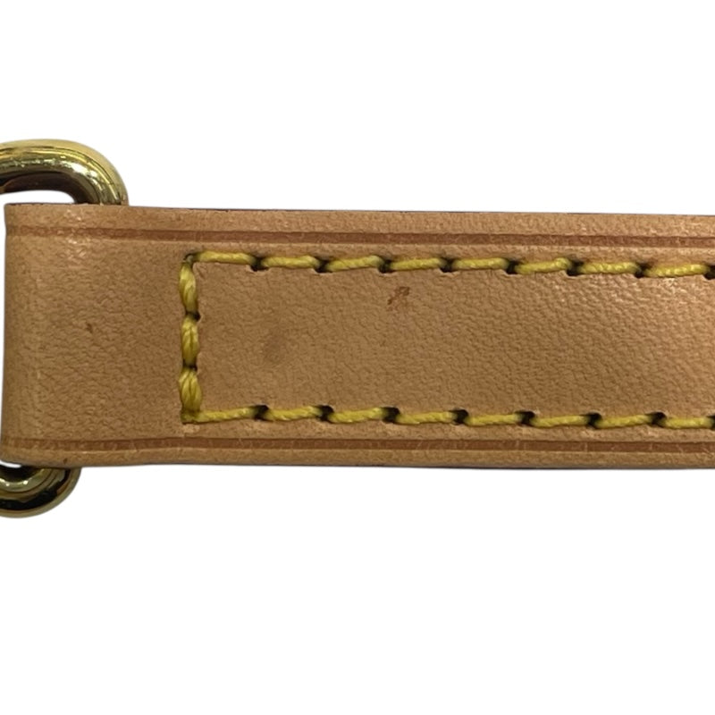 ルイ・ヴィトン LOUIS VUITTON ショルダーストラップ ベージュ　ゴールド金具 レザー ユニセックス ショルダーストラップ