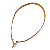 ルイ・ヴィトン LOUIS VUITTON ショルダーストラップ ベージュ/ゴールド金具 レザー ユニセックス ショルダーストラップ