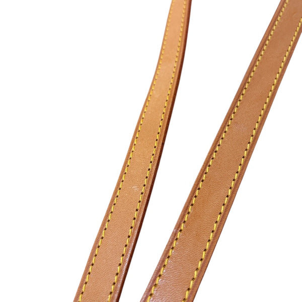 ルイ・ヴィトン LOUIS VUITTON ショルダーストラップ ベージュ/ゴールド金具 レザー ユニセックス ショルダーストラップ
