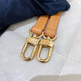 ルイ・ヴィトン LOUIS VUITTON ショルダーストラップ ベージュ/ゴールド金具 レザー ユニセックス ショルダーストラップ