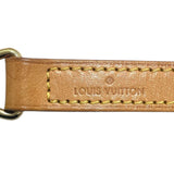 ルイ・ヴィトン LOUIS VUITTON ショルダーストラップ ベージュ　ゴールド金具 レザー ユニセックス ショルダーストラップ
