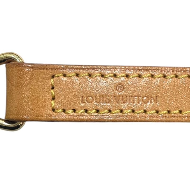 ルイ・ヴィトン LOUIS VUITTON ショルダーストラップ ベージュ　ゴールド金具 レザー ユニセックス ショルダーストラップ