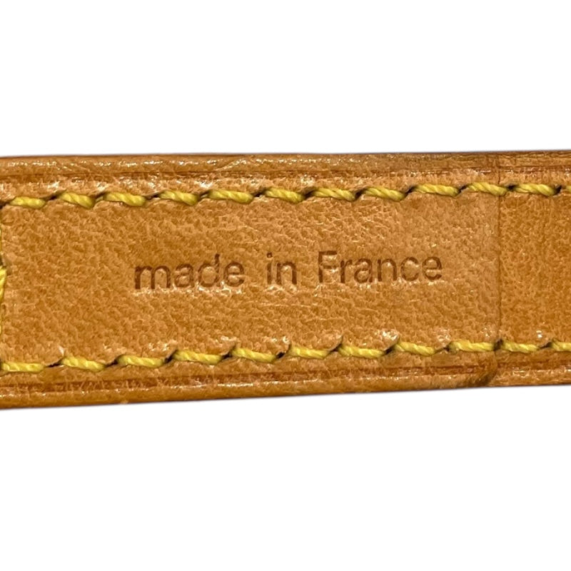 ルイ・ヴィトン LOUIS VUITTON ショルダーストラップ ベージュ　ゴールド金具 レザー ユニセックス ショルダーストラップ