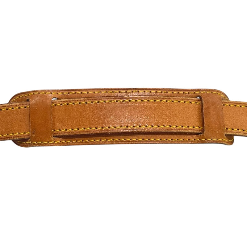 ルイ・ヴィトン LOUIS VUITTON ショルダーストラップ ベージュ　ゴールド金具 レザー ユニセックス ショルダーストラップ