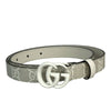 グッチ GUCCI GGマーモントベルト 70cm 409417 ホワイト GGスプリーム レディース ベルト