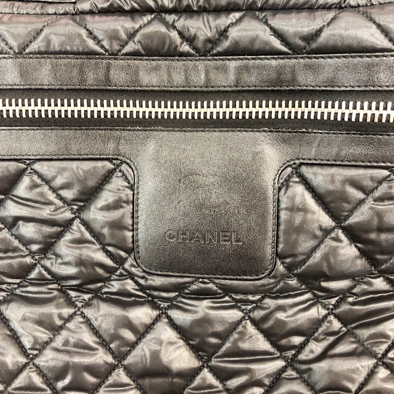 シャネル CHANEL コココクーントートMM A48611 ブラック ナイロン レディース トートバッグ