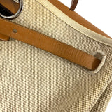 エルメス HERMES エールバッグアドPM □E刻 ベージュ×ゴールド トワル レディース リュック デイパック