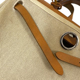 エルメス HERMES エールバッグアドPM □E刻 ベージュ×ゴールド トワル レディース リュック デイパック