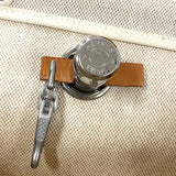 エルメス HERMES エールバッグアドPM □E刻 ベージュ×ゴールド トワル レディース リュック デイパック