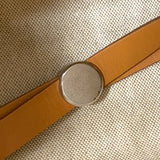 エルメス HERMES エールバッグアドPM □E刻 ベージュ×ゴールド トワル レディース リュック デイパック