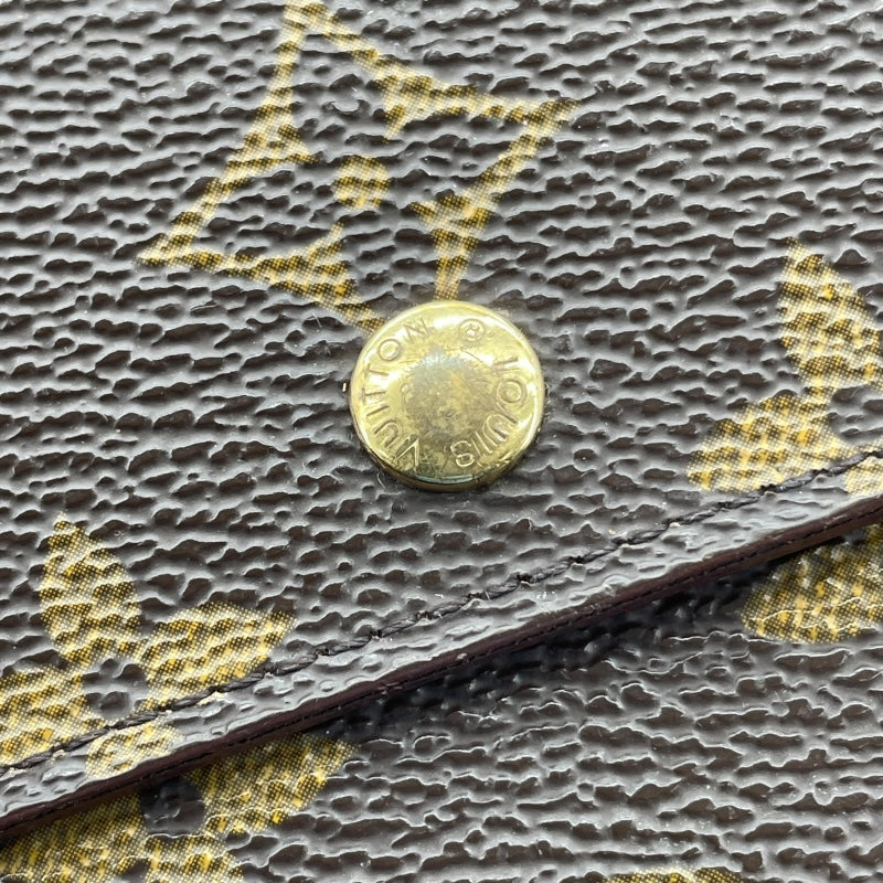 ルイ・ヴィトン LOUIS VUITTON ポルトトレゾールエテュイパピエ M61202 ブラウン モノグラム ユニセックス 二つ折り財布