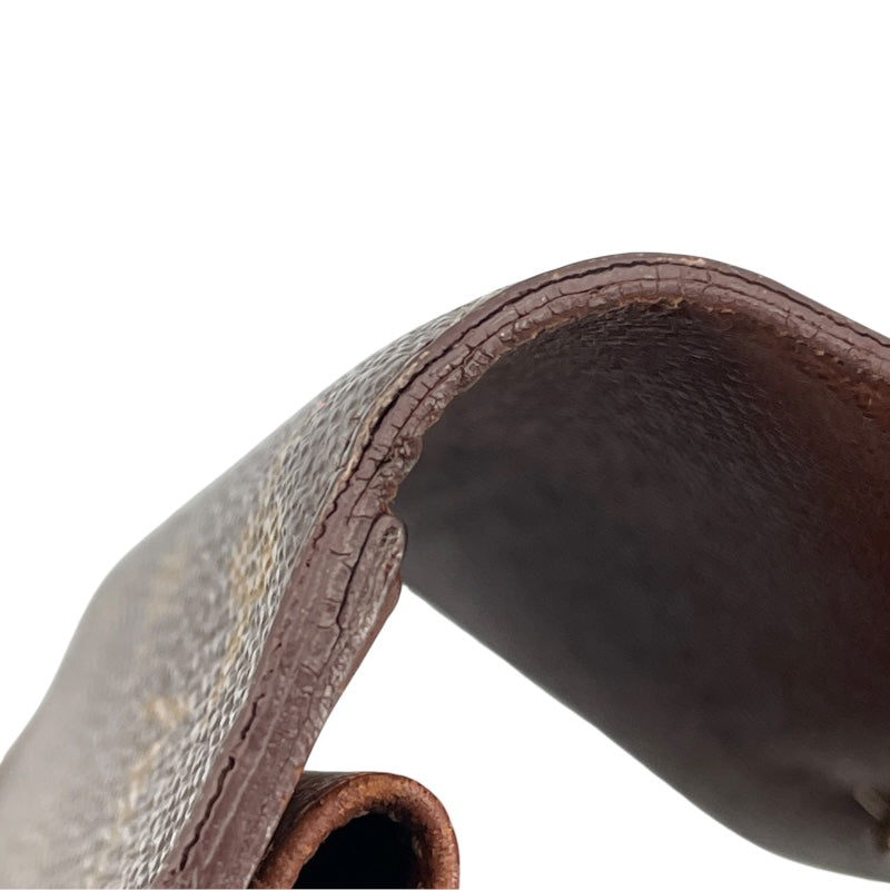 ルイ・ヴィトン LOUIS VUITTON ポルトトレゾールエテュイパピエ M61202 ブラウン モノグラム ユニセックス 二つ折り財布