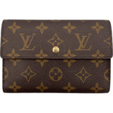 ルイ・ヴィトン LOUIS VUITTON ポルトトレゾールエテュイパピエ M61202 ブラウン モノグラム ユニセックス 二つ折り財布