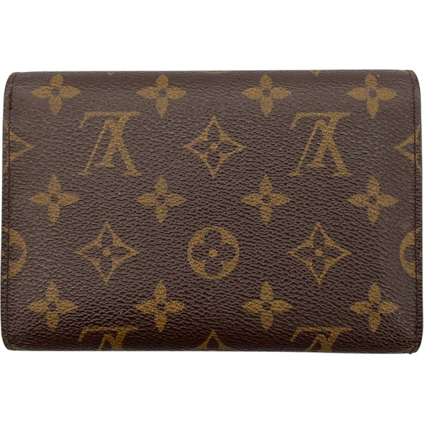 ルイ・ヴィトン LOUIS VUITTON ポルトトレゾールエテュイパピエ M61202 ブラウン モノグラム ユニセックス 二つ折り財布