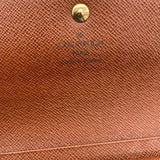 ルイ・ヴィトン LOUIS VUITTON ポルトトレゾールエテュイパピエ M61202 ブラウン モノグラム ユニセックス 二つ折り財布