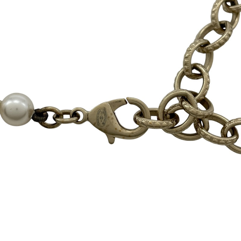 シャネル CHANEL ココマークパールネックレス ゴールド メタル/ストラス アクセサリー