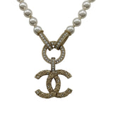 シャネル CHANEL ココマークパールネックレス ゴールド メタル/ストラス アクセサリー