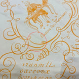 エルメス HERMES カレ45 L'art D'ecrire イエロー シルク100％ レディース スカーフ