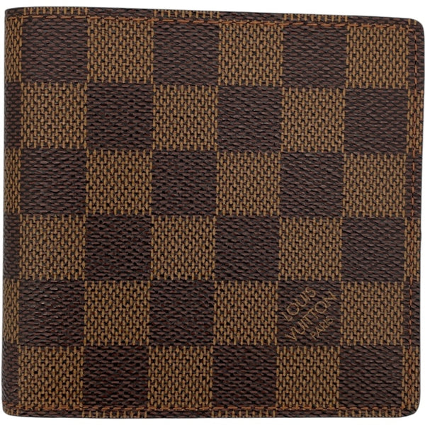 ルイ・ヴィトン LOUIS VUITTON ポルトビエ カルトクレディ モネ N61665 ブラウン ダミエ メンズ 二つ折り財布