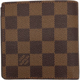 ルイ・ヴィトン LOUIS VUITTON ポルトビエ カルトクレディ モネ N61665 ブラウン ダミエ メンズ 二つ折り財布