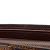 ルイ・ヴィトン LOUIS VUITTON ポルトビエ カルトクレディ モネ N61665 ブラウン ダミエ メンズ 二つ折り財布