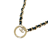 シャネル CHANEL チェーン ネックレス ゴールド メタル/レザー レディース ネックレス
