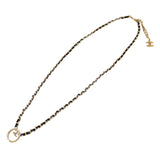 シャネル CHANEL チェーン ネックレス ゴールド メタル/レザー レディース ネックレス