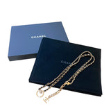 シャネル CHANEL チェーン ネックレス ゴールド メタル/レザー レディース ネックレス