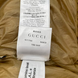 グッチ GUCCI ×THE NORTH FACE ダウンコート 671794 アイボリー ナイロン レディース ダウンジャケット