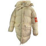 グッチ GUCCI ×THE NORTH FACE ダウンコート 671794 アイボリー ナイロン レディース ダウンジャケット