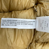 グッチ GUCCI ×THE NORTH FACE ダウンコート 671794 アイボリー ナイロン レディース ダウンジャケット