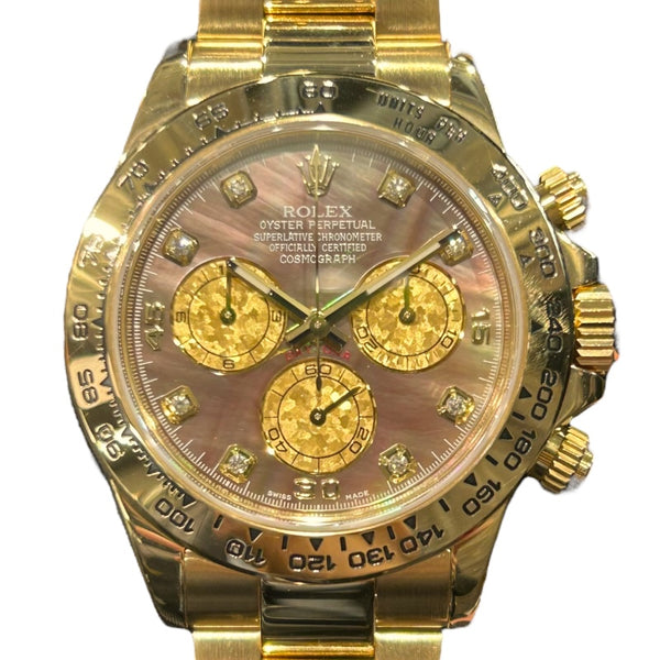 ロレックス ROLEX デイトナ ブラックシェル 116508NG ブラックシェル K18YG メンズ 腕時計